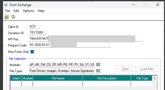 ERP Pro v9 Forms Exchange - New Form Only